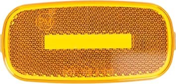 Peterson V254915A Replacement Lens – Amber Lens for Compatible Marker and Turn Signal Lighting Assemblies