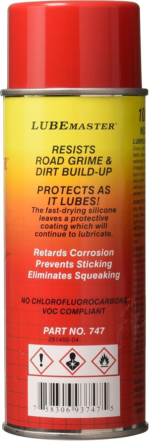 Roadmaster 747 LubeMaster Silicone Spray – 11 oz Dry Silicone Lubricant for Tow Bars, Awning Arms & RV Maintenance - Image 2