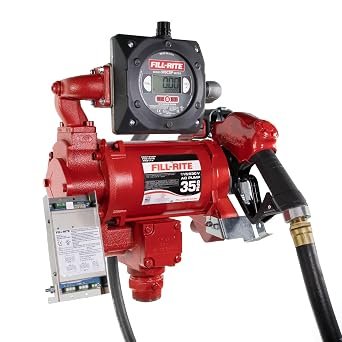 Fill-Rite FR319VBP AC Fuel Transfer Pump – 115/230V Super High Flow Pump with 35 GPM Rotary Vane Performance