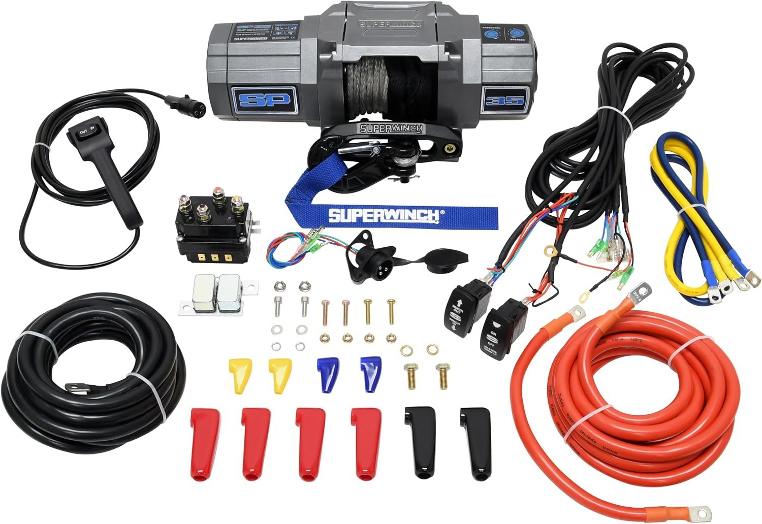 Superwinch 1135250 SP 35SR Powersports Winch – 3,500 lb Capacity – 7/32 in x 40 ft Synthetic Rope – IP68 Rated - Image 4