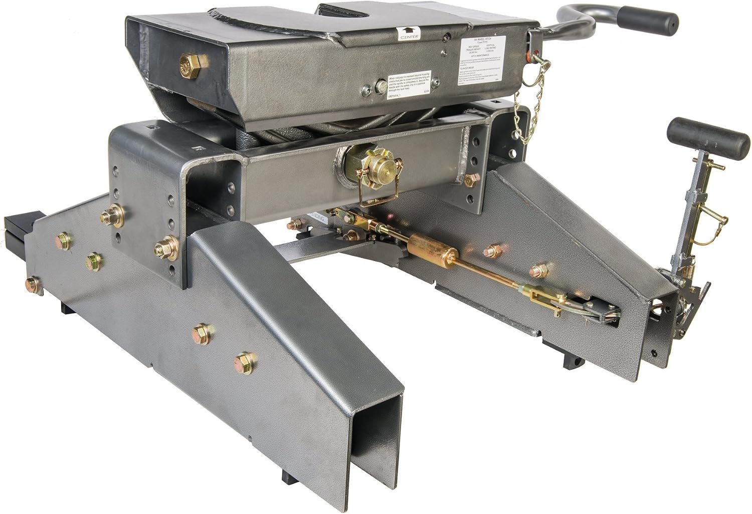 Husky Towing 31690KIT 26K Fifth Wheel Hitch with Glider Kit – 26000 lb GTW Capacity, Automatic Sliding System - Image 3