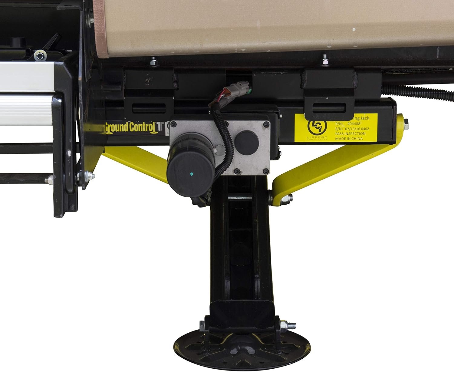 Lippert 672136 Ground Control TT Auto Leveling Kit – 5-Point Electric Travel Trailer Stabilization System for I-Beam Frames - Image 2