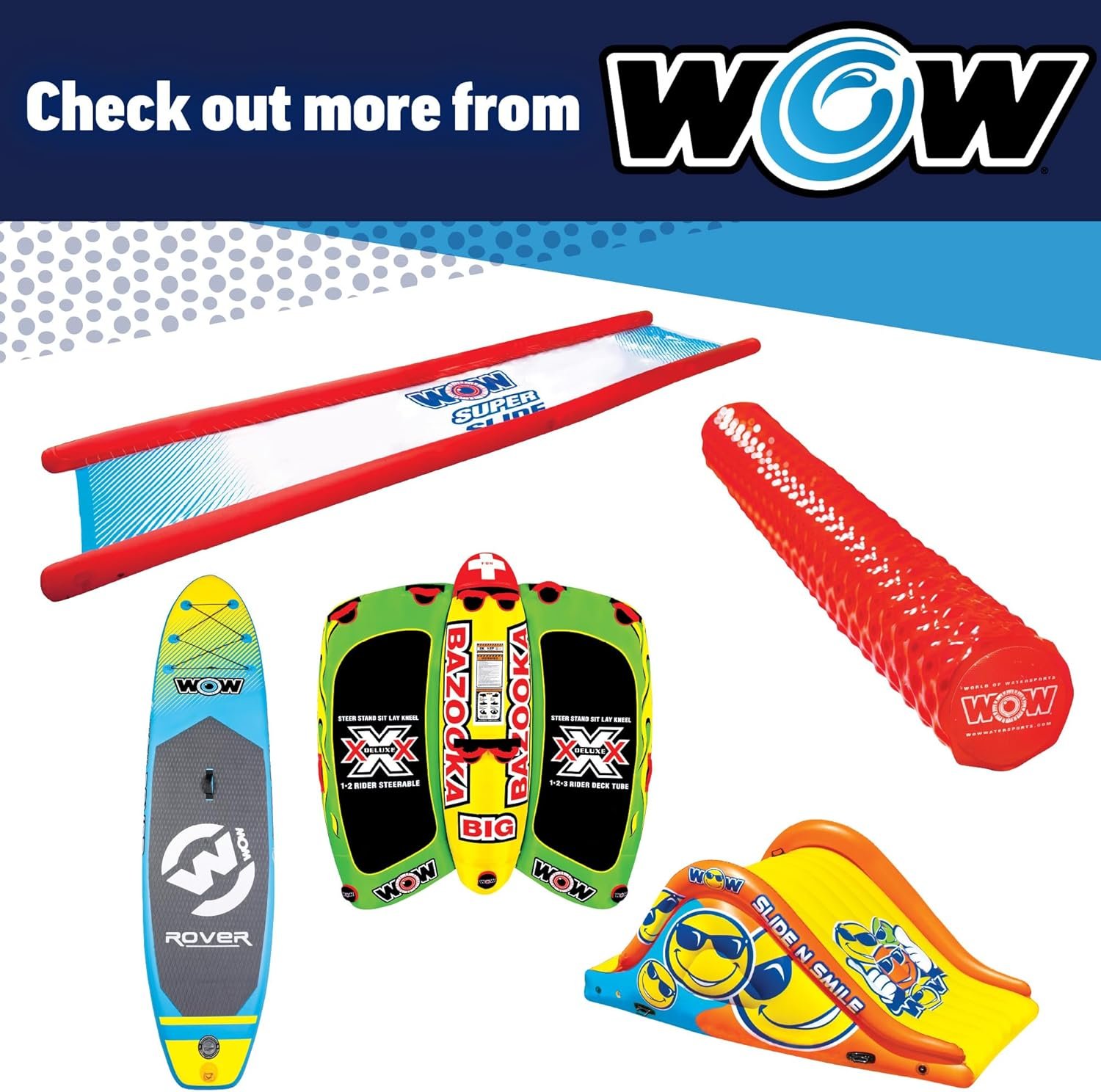 WOW Sports 182010 Water Pickle Toss Game – 10-Pack Floating Water Game Set – Pool and Lake Recreation - Image 5
