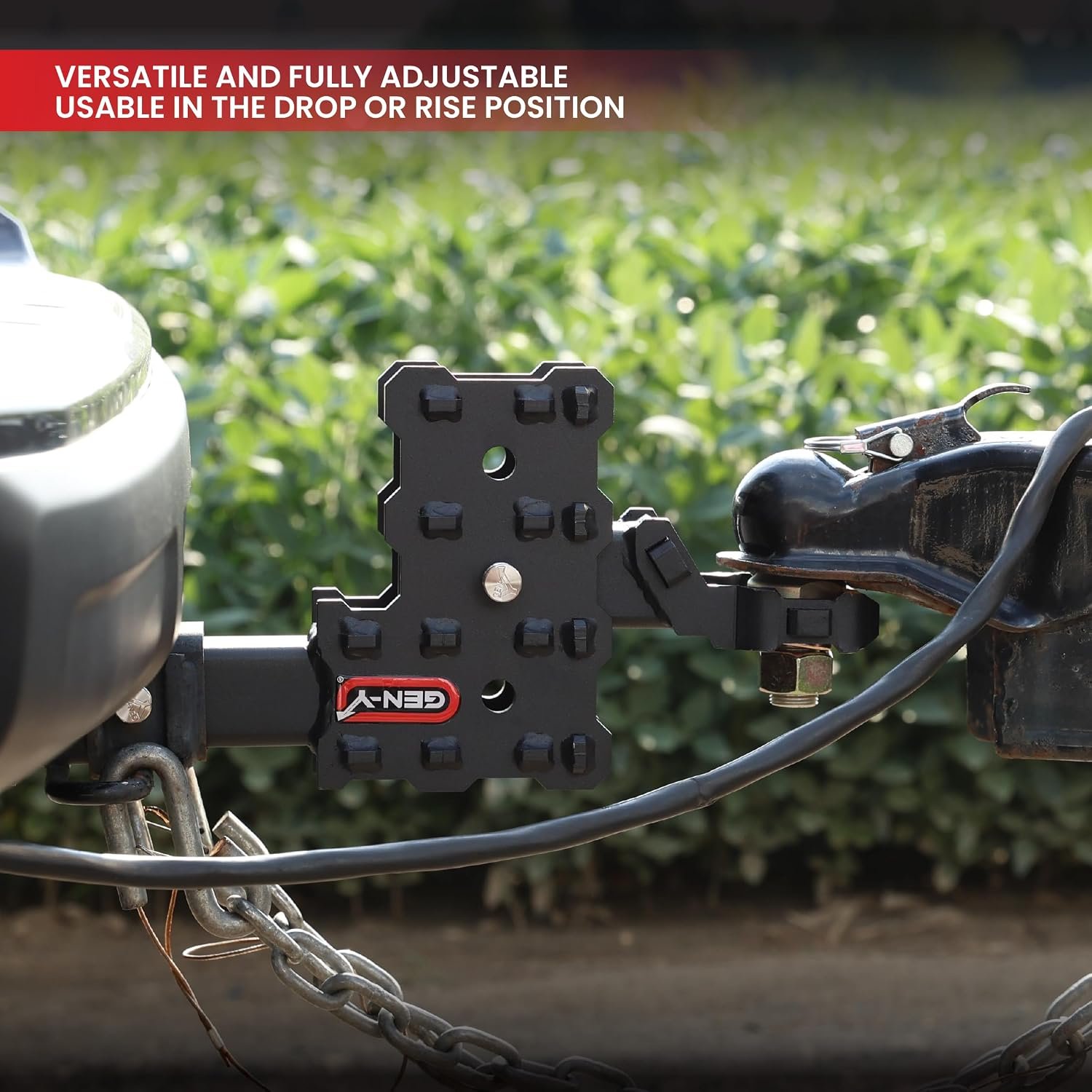 Gen-Y Hitch GH2423X Phantom-X Adjustable Hitch – 2.5in Solid Shank, 5in Drop with 16K Towing Capacity - Image 3