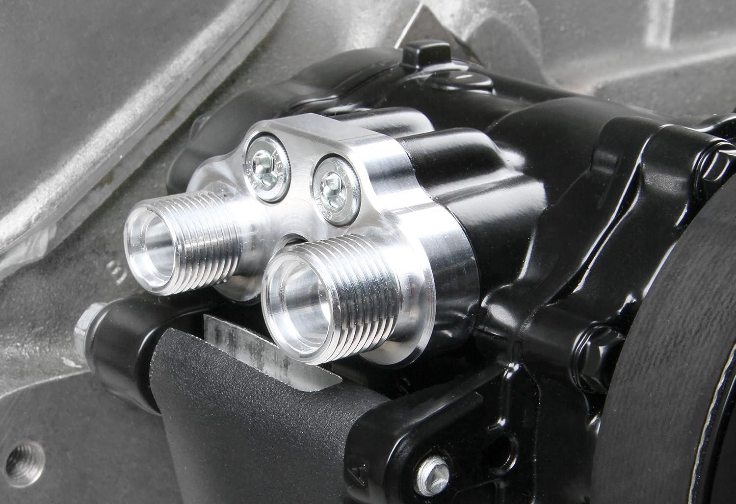 Holley 202-42BK Mid-Mount Accessory Drive System – Black Finish – Big Block Chevy Front Drive Kit - Image 6