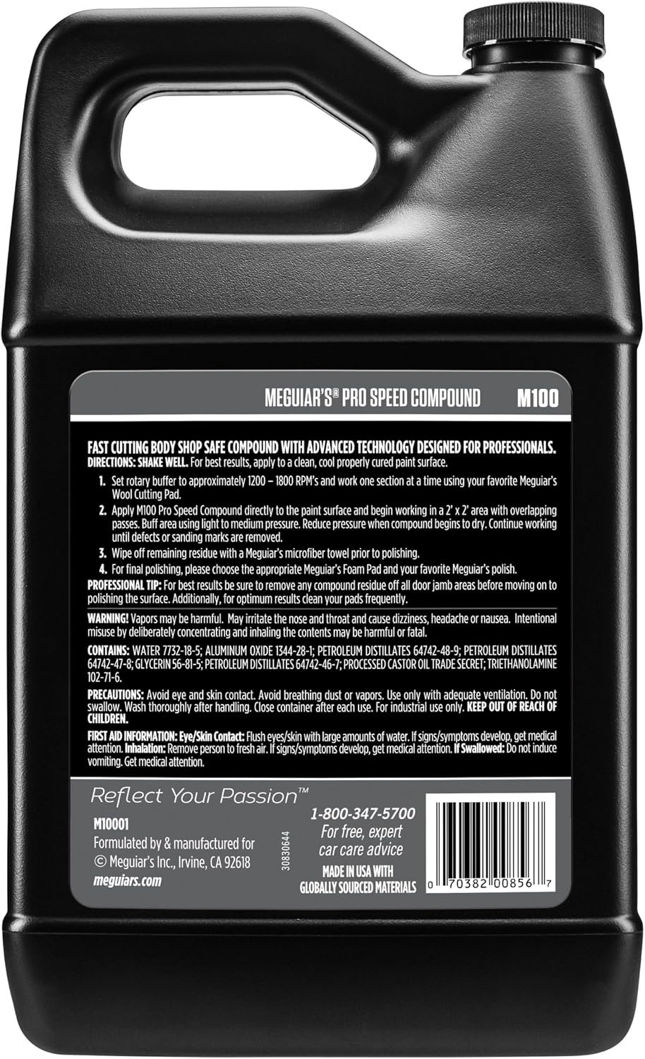 Meguiar's M10001 Pro Speed Compound – 1 Gallon Professional Fast-Cut Paint Correction Compound - Image 4