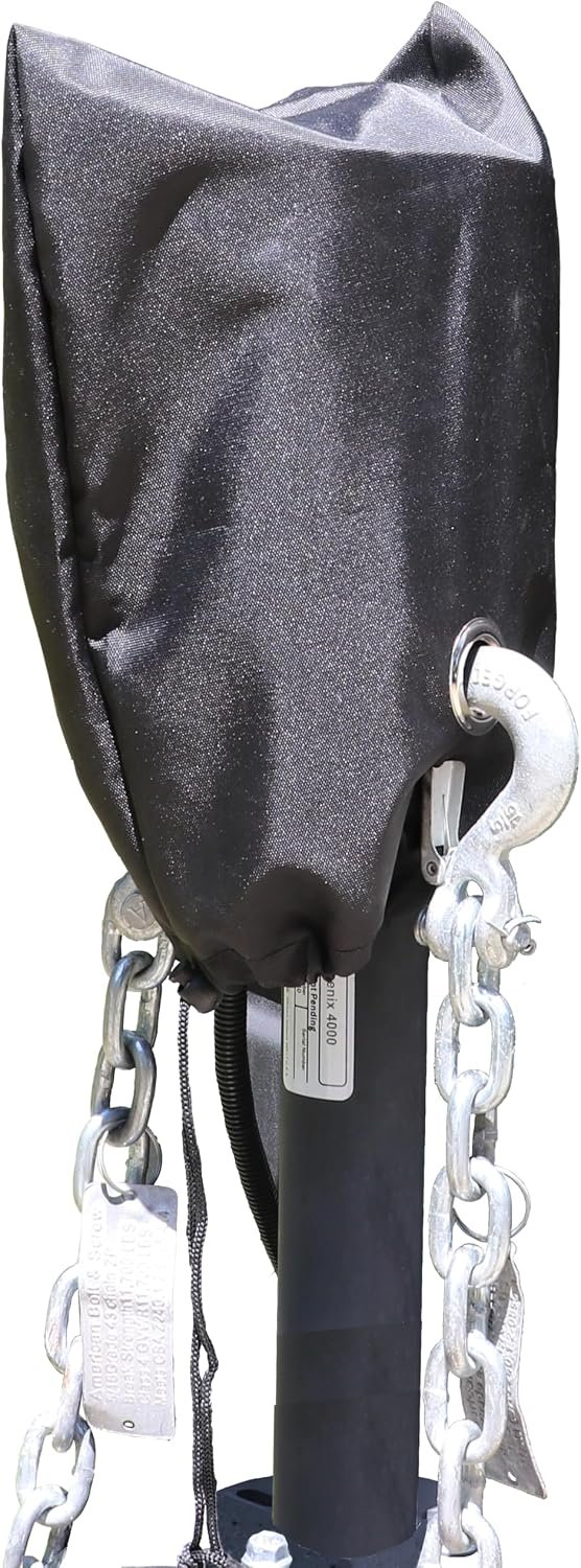 Ultra-Fab 38944020 Tongue Jack Cover – Protective RV Trailer Jack Cover for Weather and UV Resistance