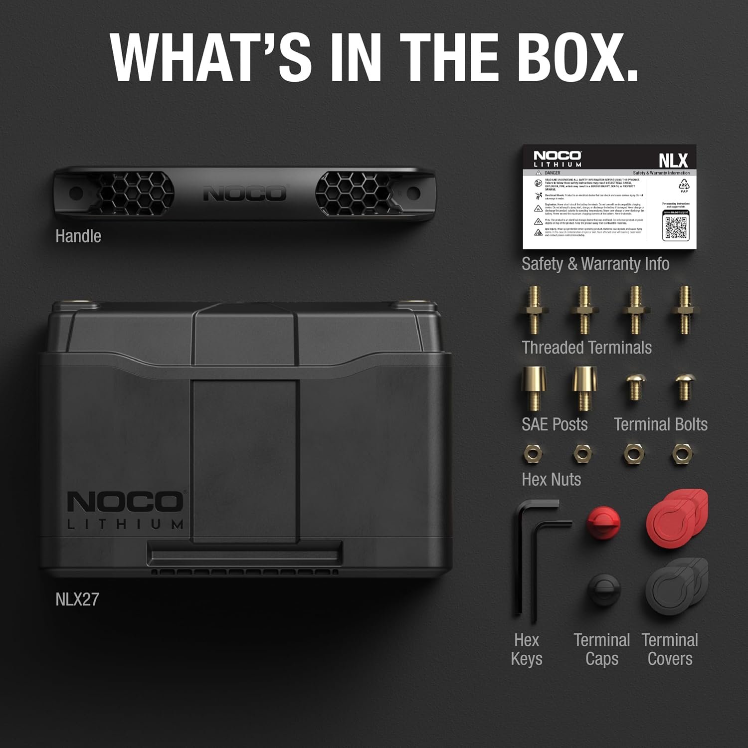 NOCO NLX27 Group 27 Lithium Battery – 12V 100Ah LiFePO4 Deep Cycle Battery with Bluetooth Monitoring and BMS - Image 6