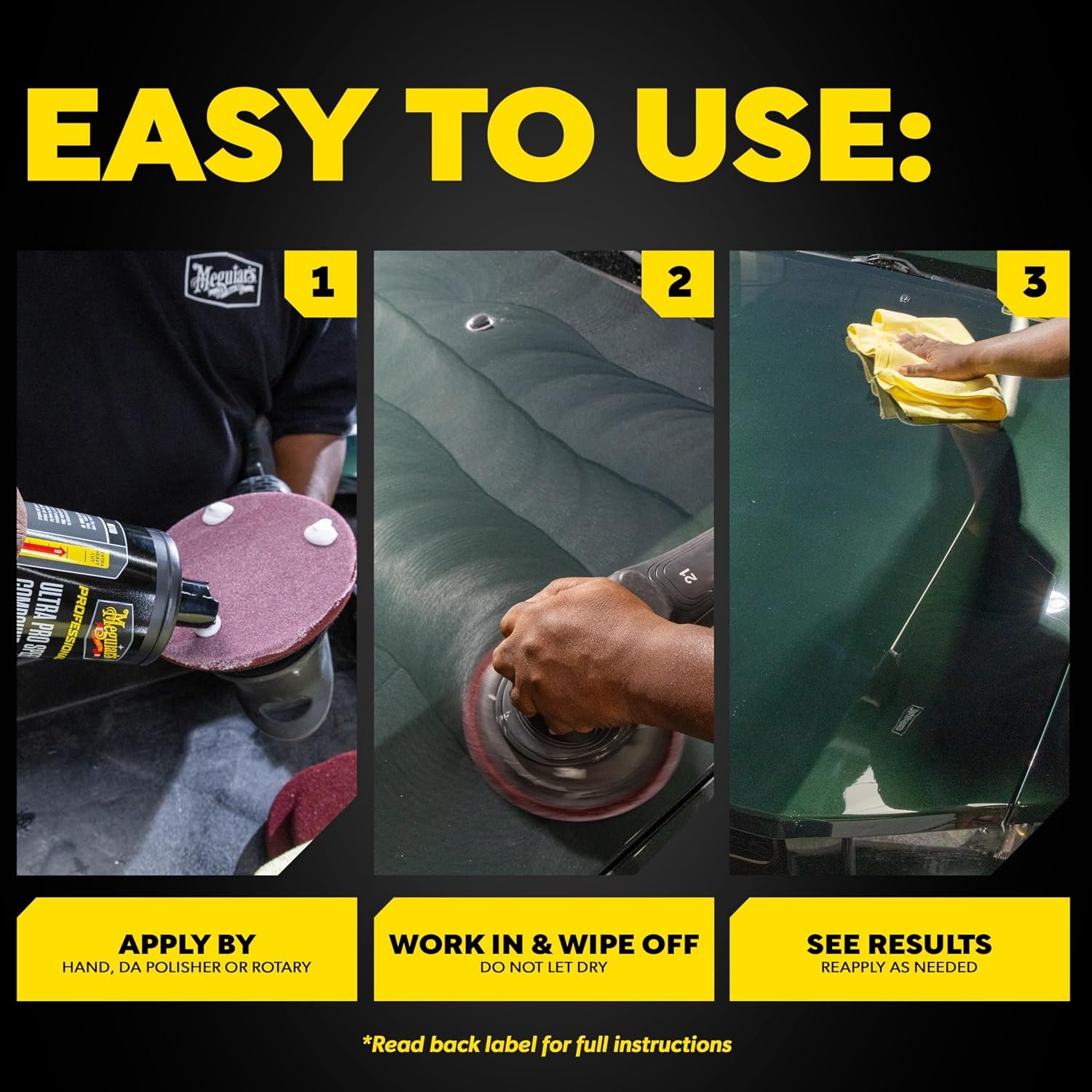 Meguiar's M11032 Ultra Pro Speed Compound – 32 oz Professional Cutting Compound for Defect and Scratch Removal - Image 5