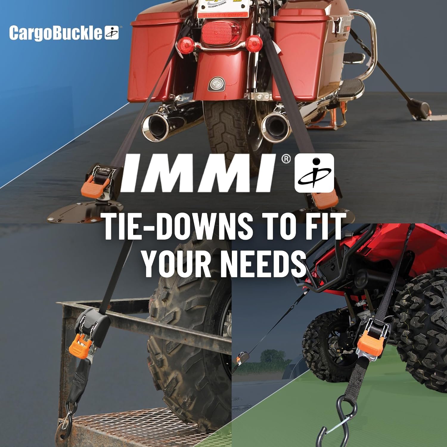 IMMI CargoBuckle F111640 Retractable Tie-Down – 1in Self-Storing Cargo Securement Strap System - Image 7