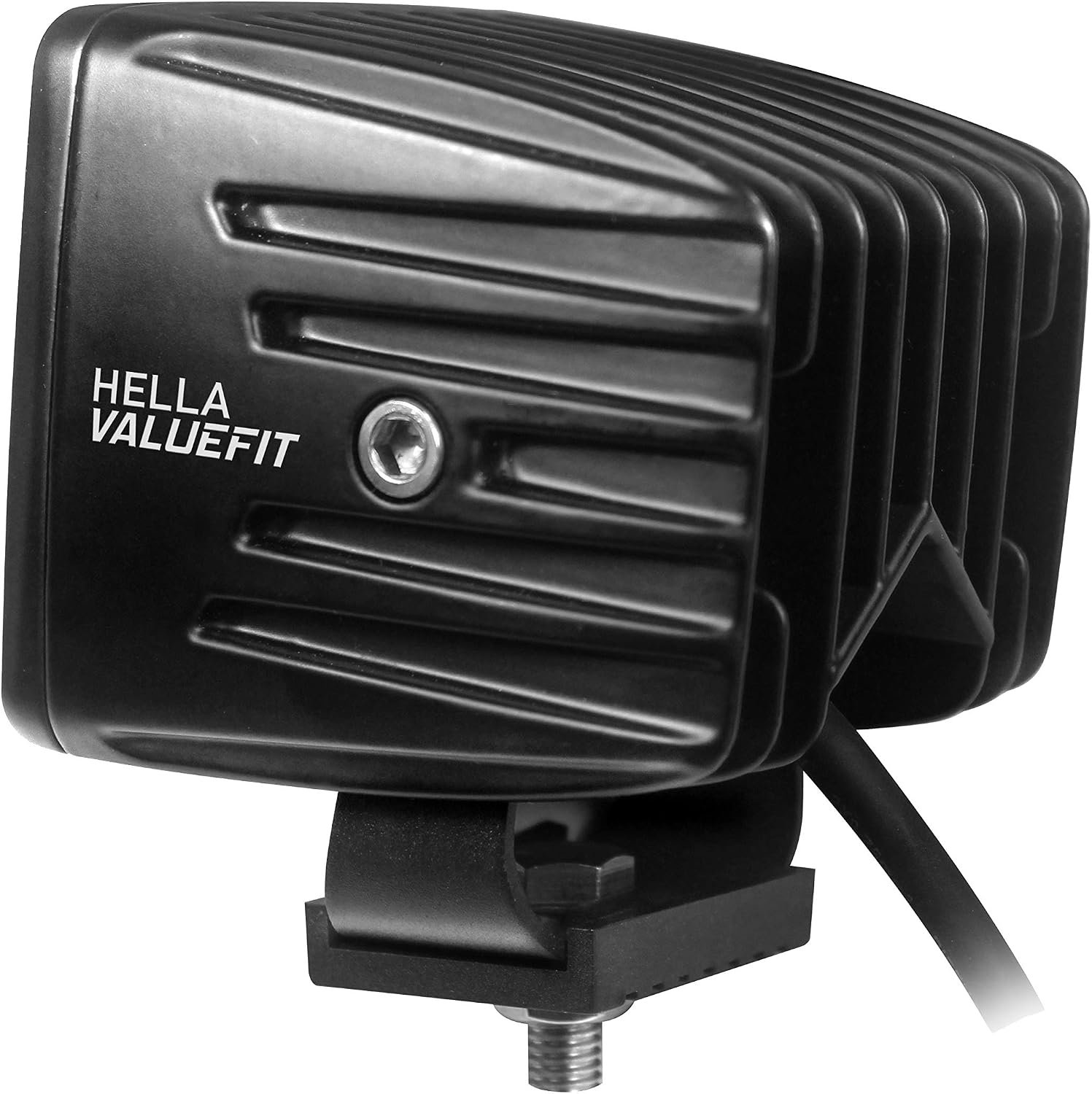 HELLA ValueFit Cube 357000011 Cube 4 LED Single Flood Light – Black Housing – 1400 Lumen Work Lamp - Image 4