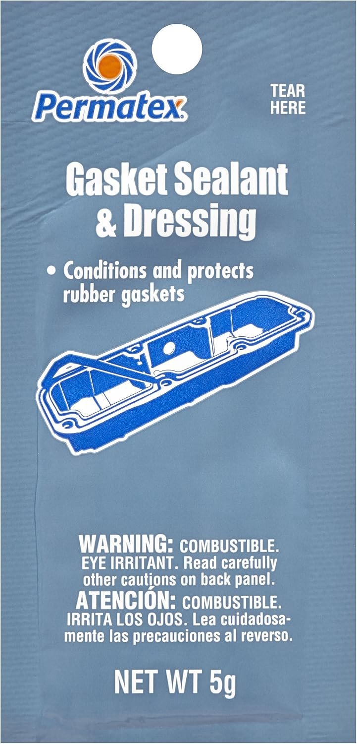 Permatex 9974 Gasket Sealant and Dressing – Brush-On Non-Hardening Sealant for Cut Gaskets and Flange Assemblies