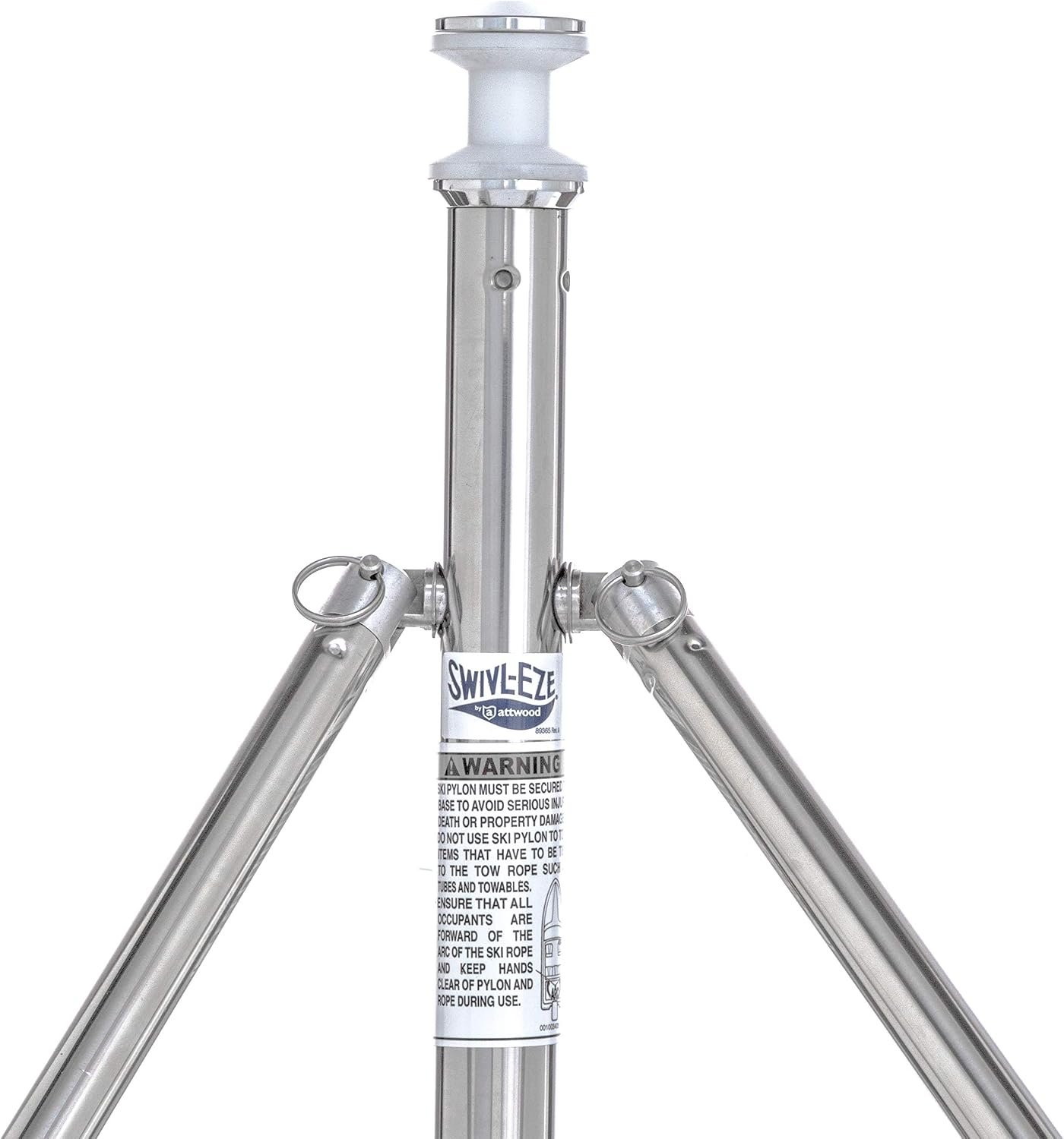 Attwood 903008TS Stainless Steel Bass Boat Ski Tow – Elevated Marine Tow Point with Tow Ring - Image 2
