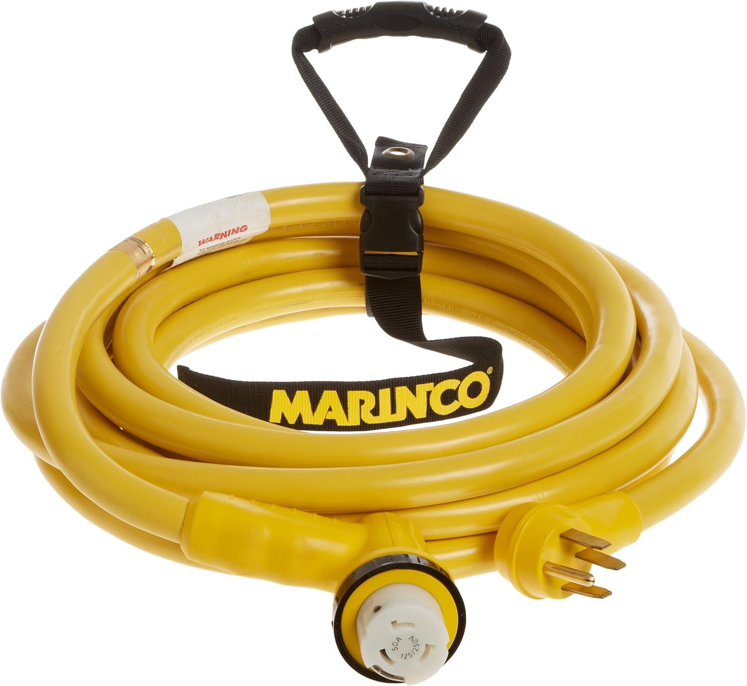 Marinco 30RPC50RV Right Angle RV Cordset – 30ft 50A 125/250V Locking Power Cord with LED Indicator and GripLock Handle - Image 2