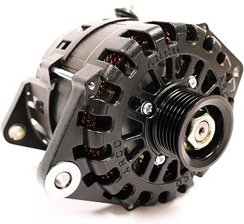 ARCO Marine S115IE49K6 High Energy Alternator – 12V 115 Amp Marine Alternator with Serpentine Pulley System