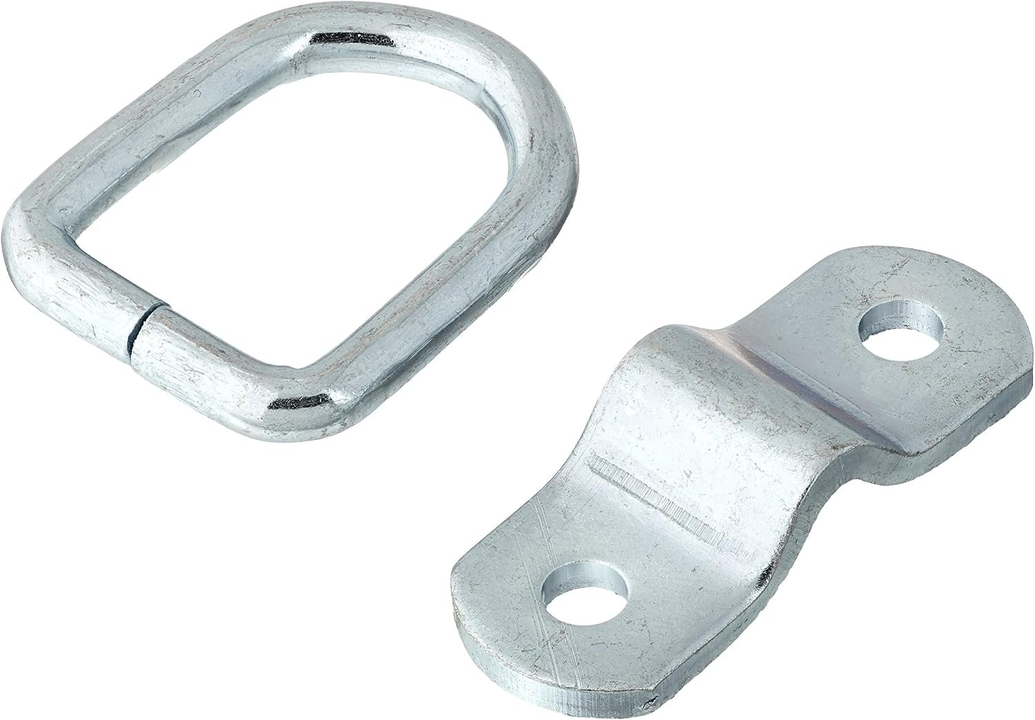 Buyers Products B20PKGD D-Ring Tie Down with Weld-On Bracket – 1/4 Inch Wire Zinc-Plated Cargo Anchor