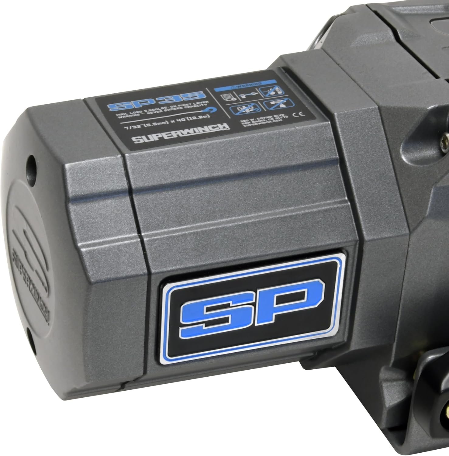 Superwinch 1135250 SP 35SR Powersports Winch – 3,500 lb Capacity – 7/32 in x 40 ft Synthetic Rope – IP68 Rated - Image 5