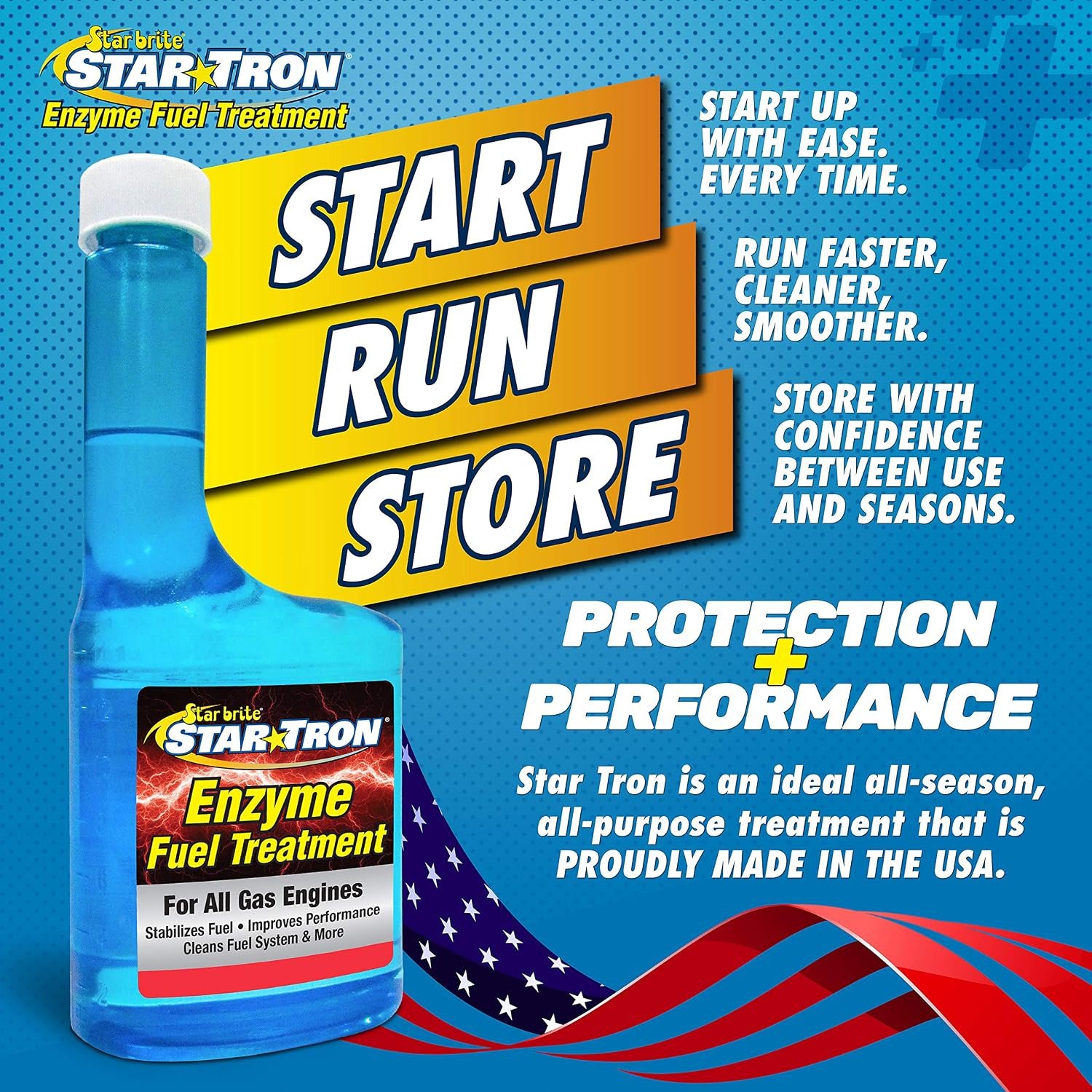Star Tron 093000N Gasoline Enzyme Fuel Treatment – 1 Gallon Fuel Stabilizer Treats Up to 2,048 Gallons of Gasoline - Image 3