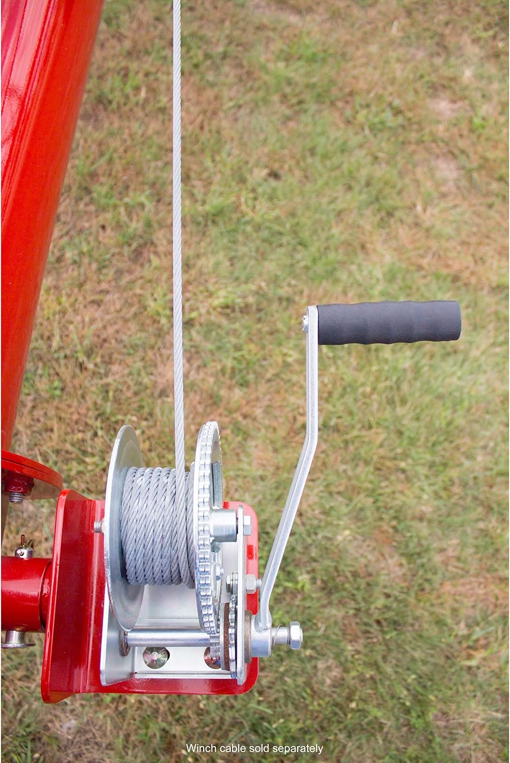 Dutton-Lainson DLB1200A Brake Winch – 1200 lb Capacity with Automatic Friction Brake and Zinc-Plated TUFFPLATE Finish - Image 6
