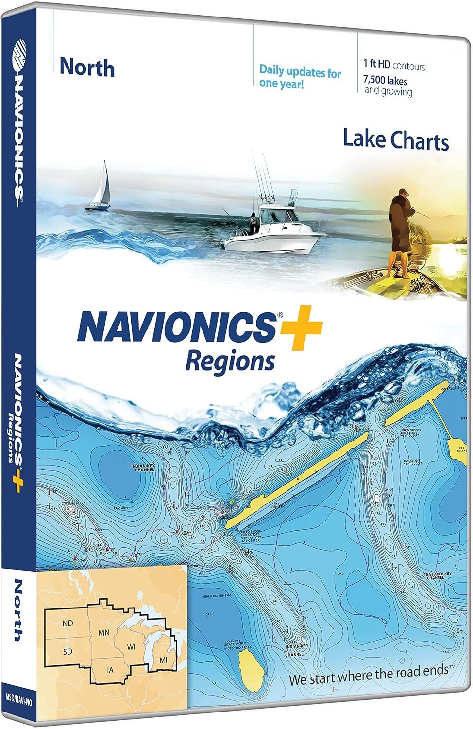 Navionics U.S. North 010-C1368-30 Marine Chart Card – Inland and Coastal Navigation Mapping with SonarChart Technology - Image 2