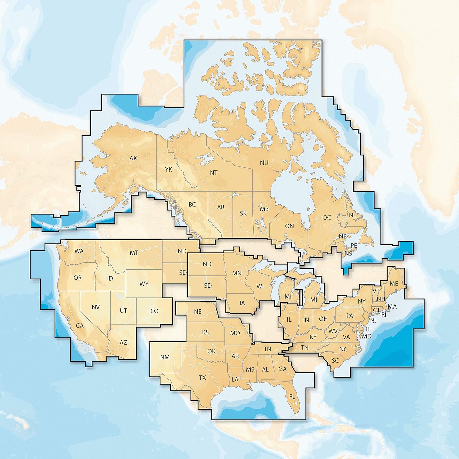 Navionics U.S. North 010-C1368-30 Marine Chart Card – Inland and Coastal Navigation Mapping with SonarChart Technology - Image 3