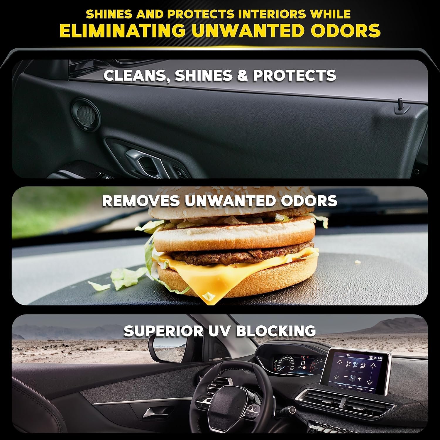 Meguiar's G4200 New Car Scent Protectant Wipes – Interior Cleaning and UV Protection Wipes, 25 Count - Image 3