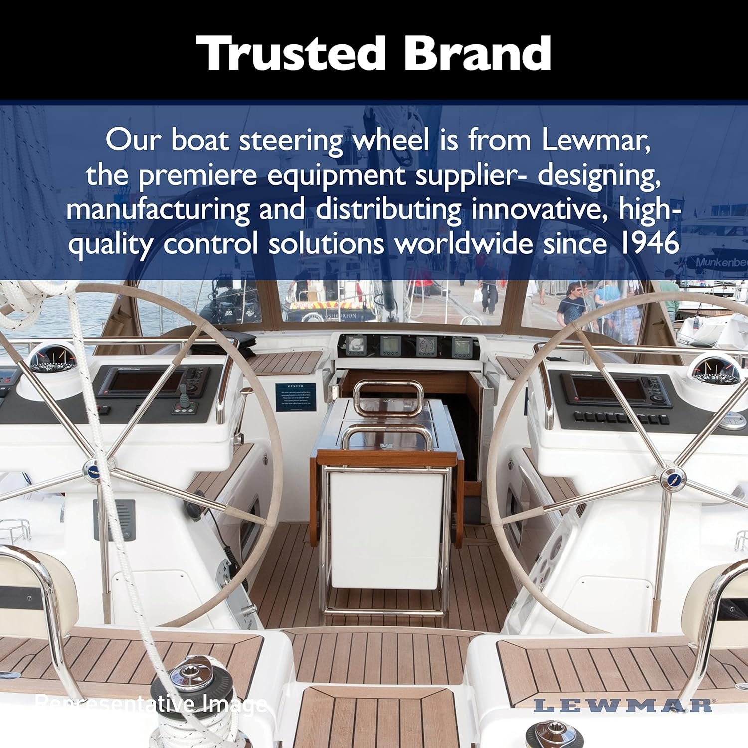 Lewmar 89700821 Pro-Series Windlass Wheel – 15.5in Diameter with 5/8in Welded Nut for Anchor Handling - Image 6
