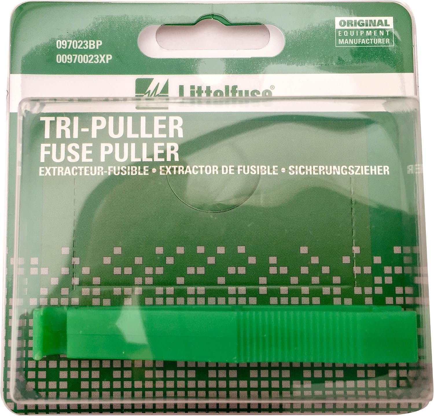 Littelfuse 097023BP Tri Puller Fuse Puller Tool – Three-Way Design for Mini, Standard and Maxi Fuses