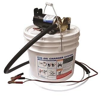 Jabsco 17800 Porta-Quick Oil Changer – Portable 12V Engine Oil Extraction Pump with Storage Case