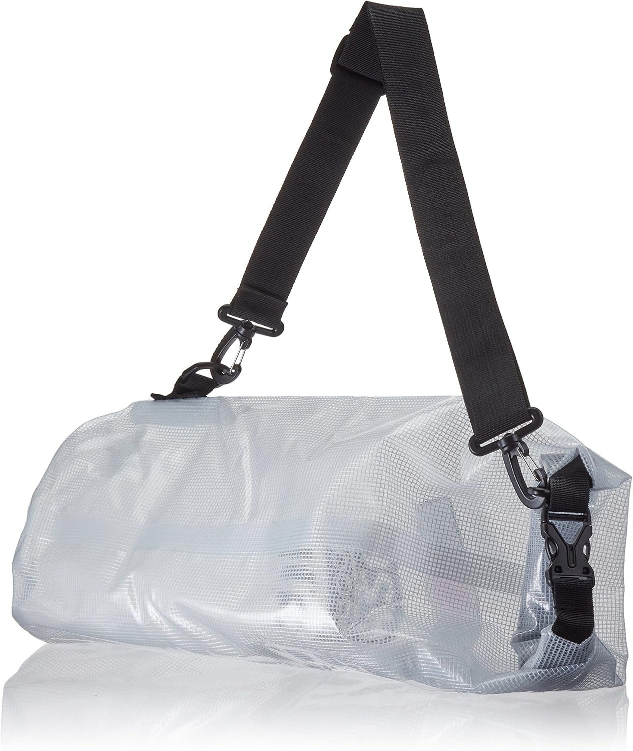 WOW Sports 185070C H2O Proof Dry Bag – 10 Liter Clear Waterproof Bag with Shoulder Strap and Roll-Top Closure - Image 2