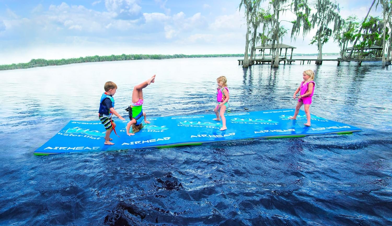 Airhead AHWM186PL Watermat Premium Plus – 18ft Floating Foam Mat with Tear-Resistant XPE Foam Construction - Image 5