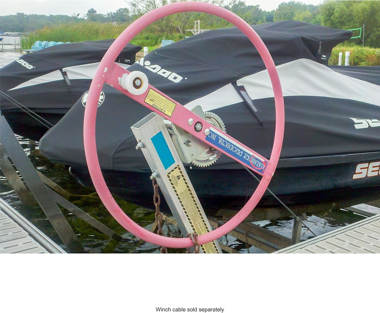 Dutton-Lainson DLB1200A Brake Winch – 1200 lb Capacity with Automatic Friction Brake and Zinc-Plated TUFFPLATE Finish - Image 7