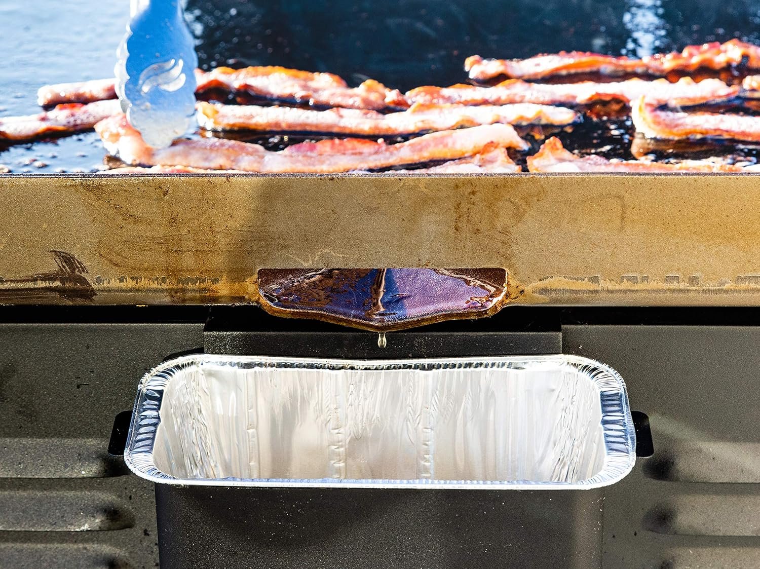 Blackstone 5017 Rear Grease Cup Liners – 10 Pack Aluminum Disposable Liners with 27 oz Capacity for Rear Grease Griddles - Image 4