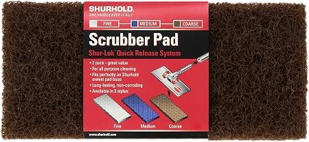Shurhold 1703 Coarse Scrubber Pads – Two-Pack Heavy-Duty Cleaning Pads for Stubborn Marine Surface Contaminants