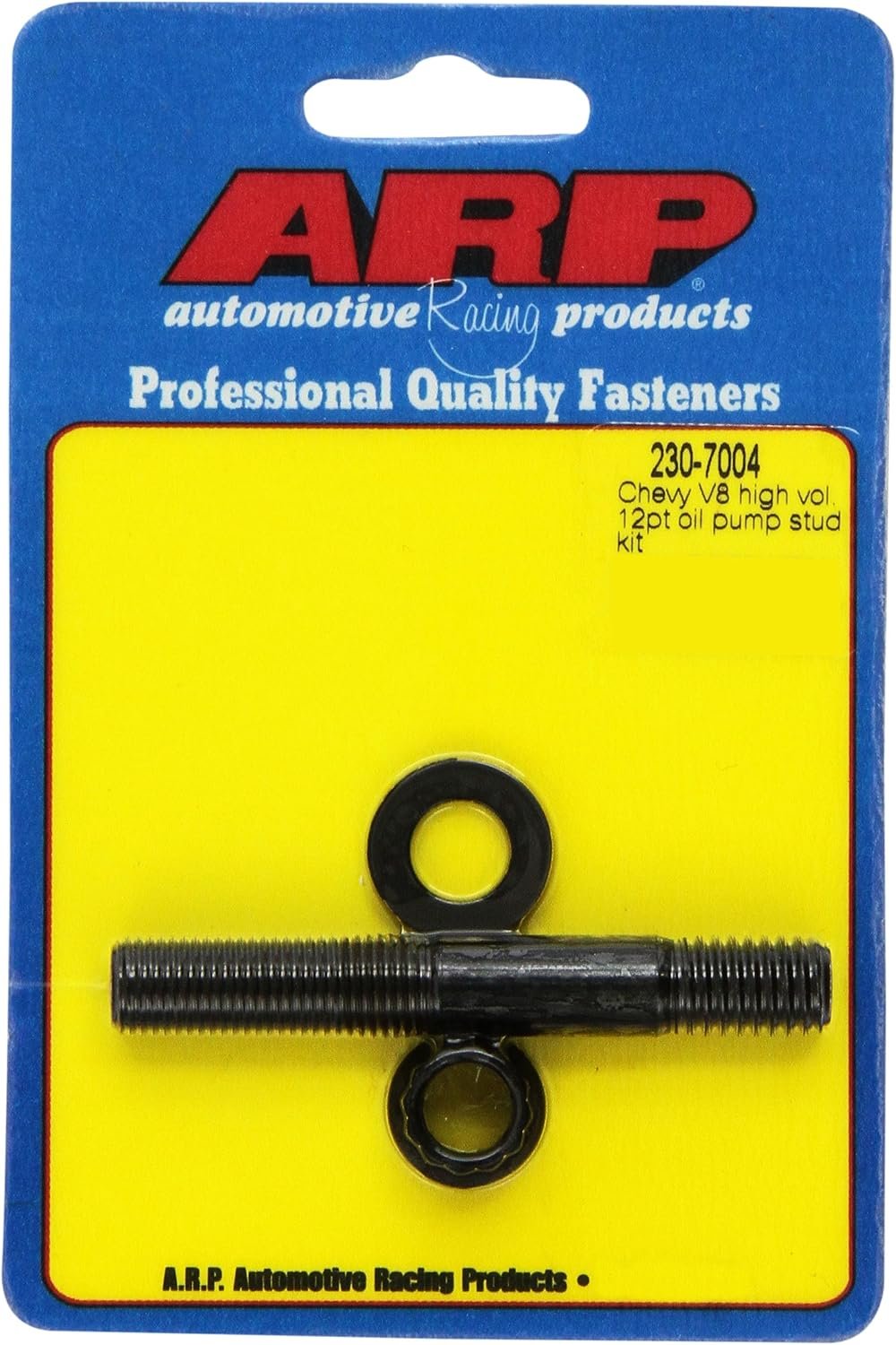 ARP 230-7004 Chevy V8 Oil Pump Stud Kit – 3.125in High-Volume Pump Hardware with 12-Point Nuts for Small Block Engines