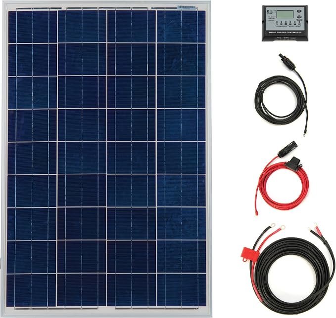 Zamp Solar SCC1011 40 Amp 5-Stage PWM Charge Controller – 760W Capacity, LCD Display & Lithium BMS Wakeup