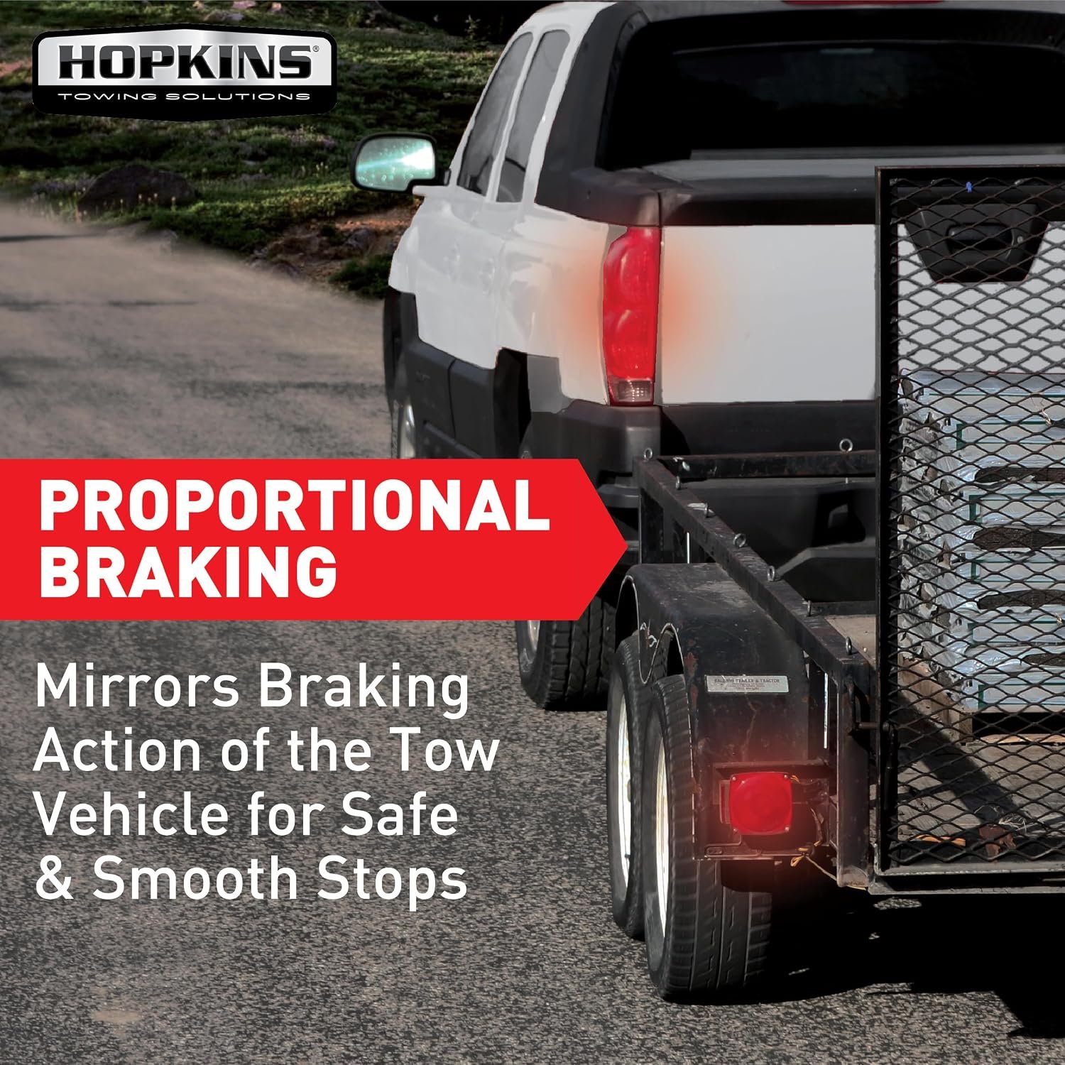 Hopkins 47294 Brake Controller – Electronic Trailer Brake Management System – Adjustable Towing Control - Image 6