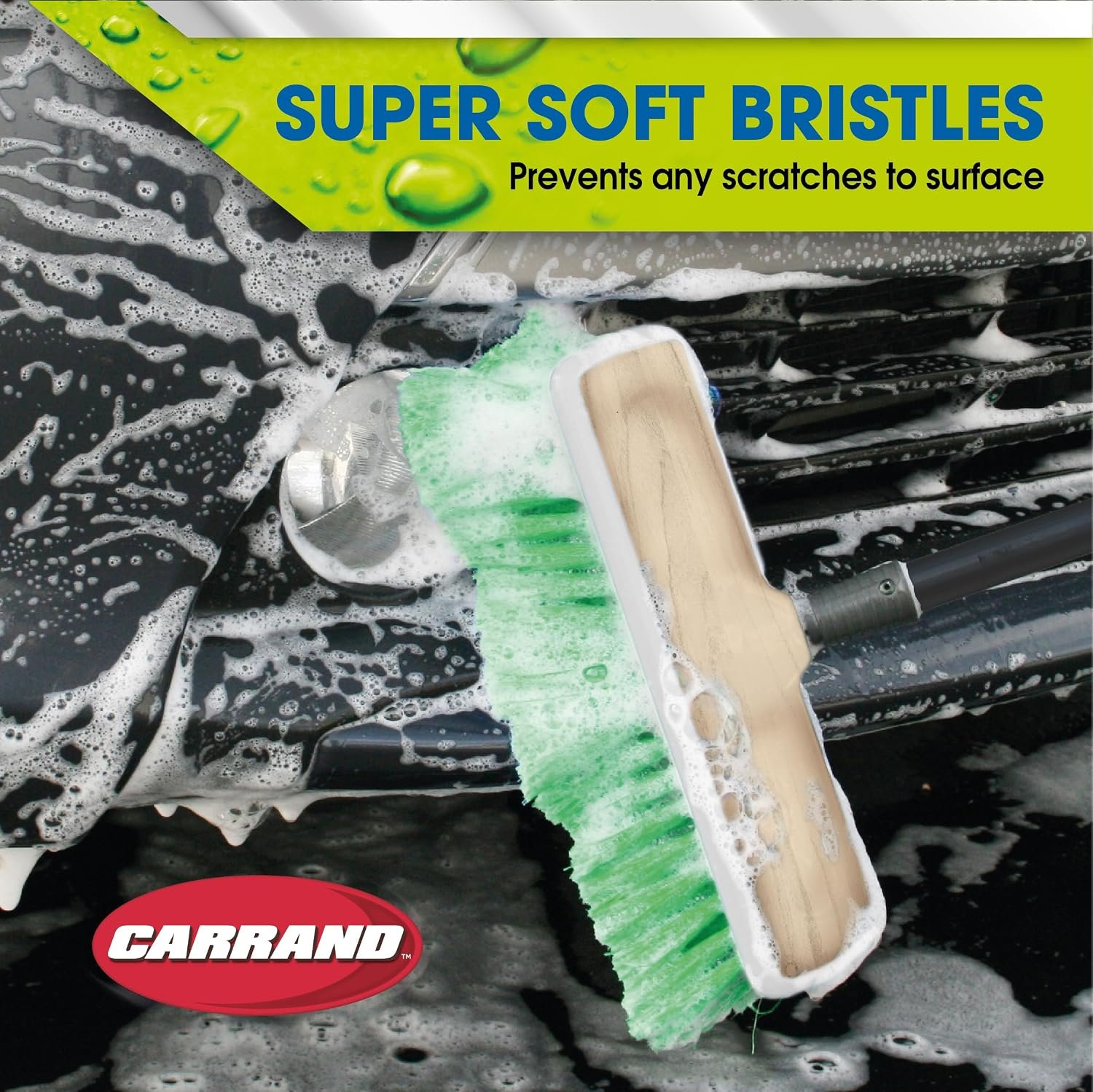 Carrand 93083 Nylex Wash Brush – 10in Soft Bristle Cleaning Head for Automotive, RV, and Marine Washing - Image 3