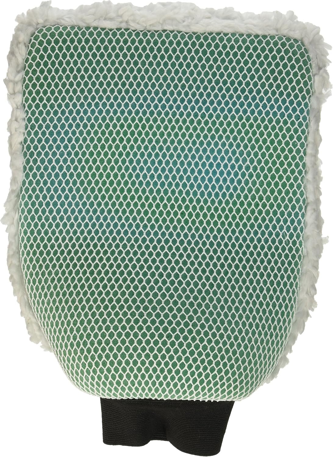 Carrand 40304 Chenille 2-in-1 Wash Mitt – Deep Pile Chenille Microfiber Mitt with Scrub Netting and Elastic Cuff - Image 2